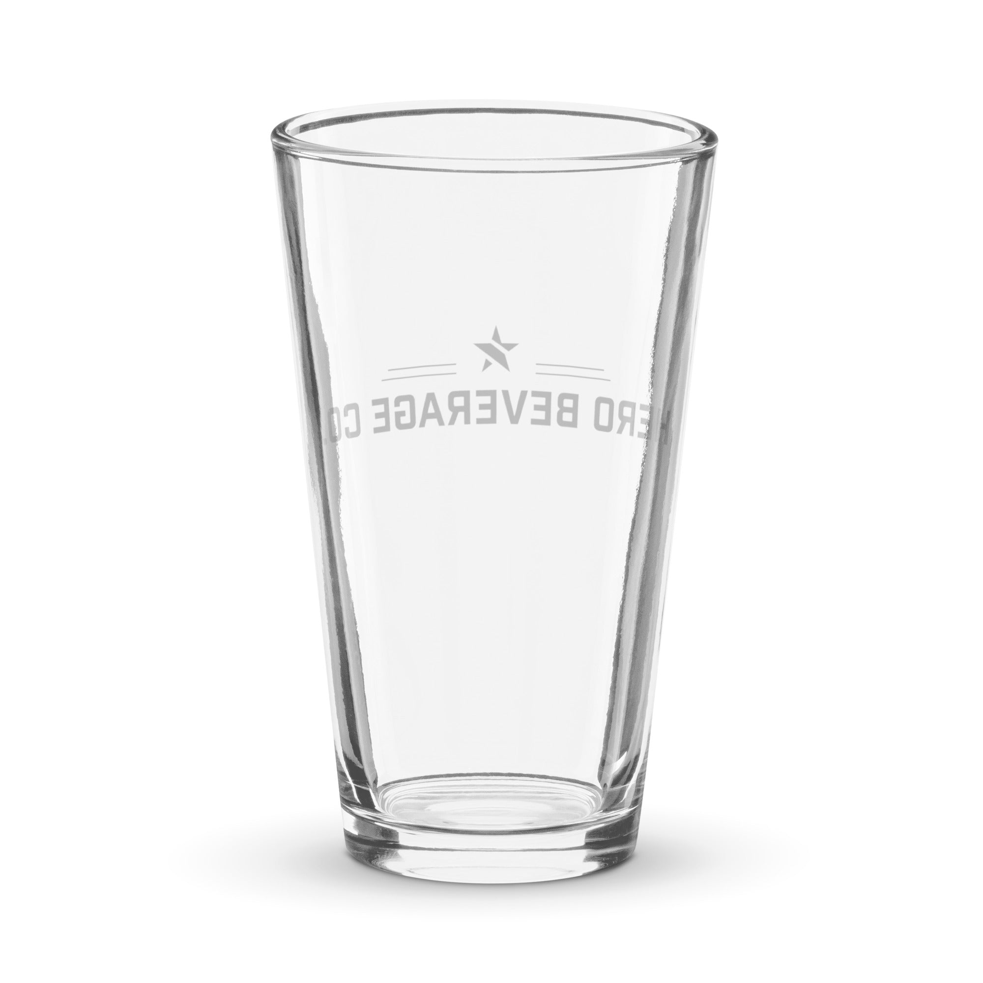 Hero pint glass