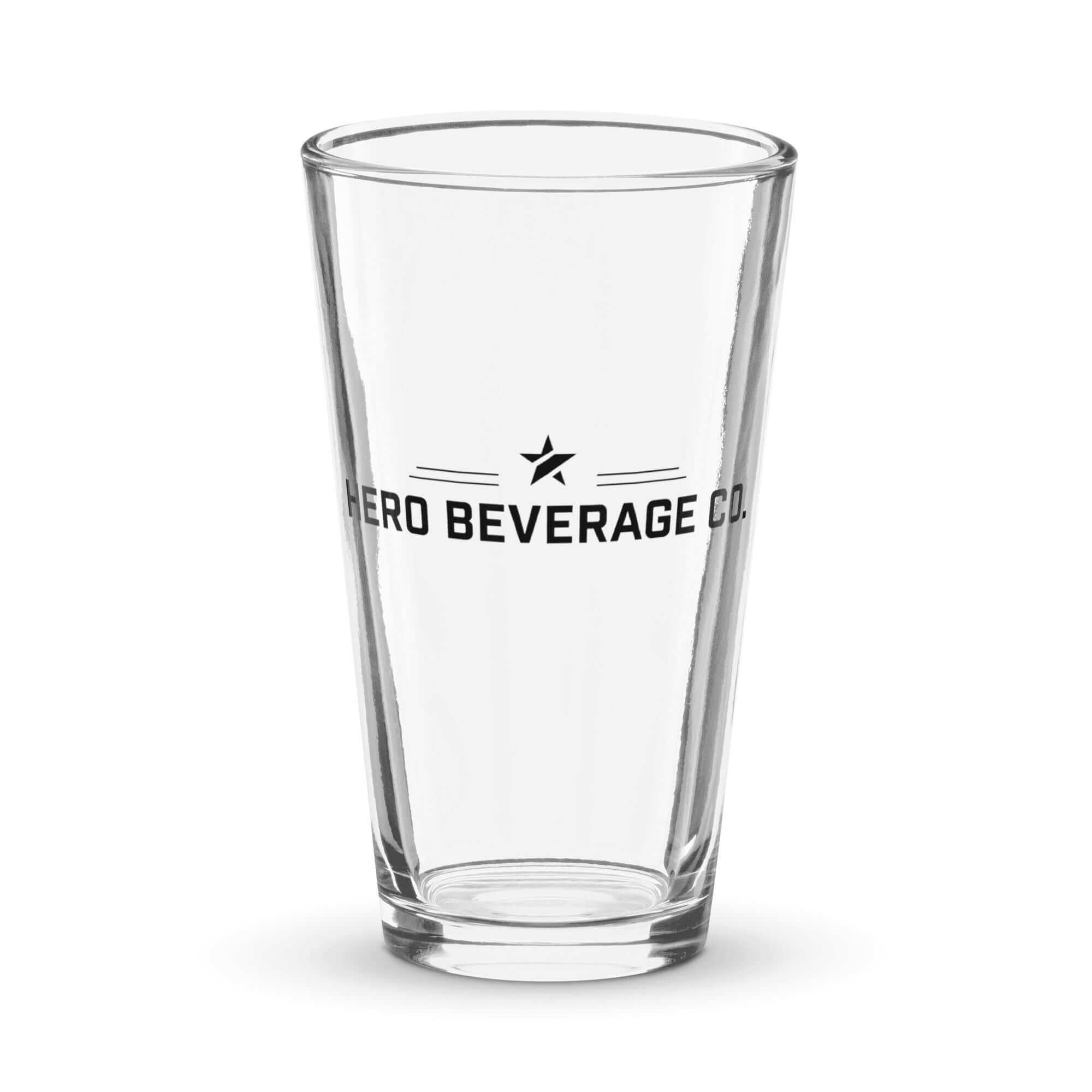 Hero pint glass