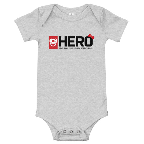 HERO Bow Onesie