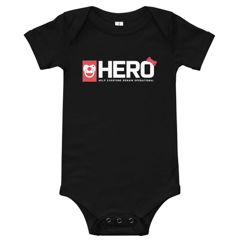 HERO Bow Onesie