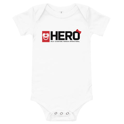 HERO Bow Onesie