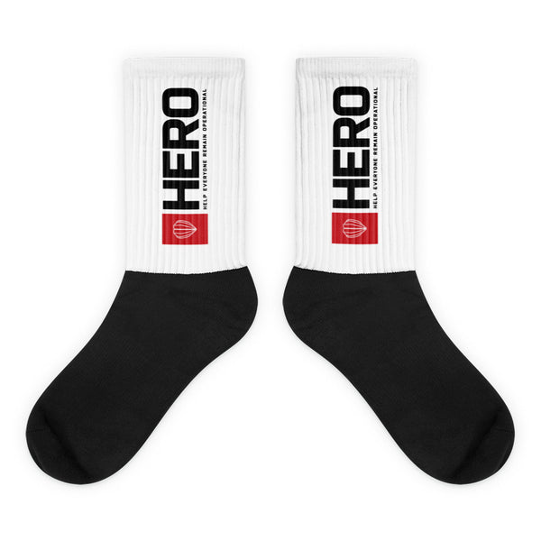 I am a hero' socks, Grey Low-Cut Socks