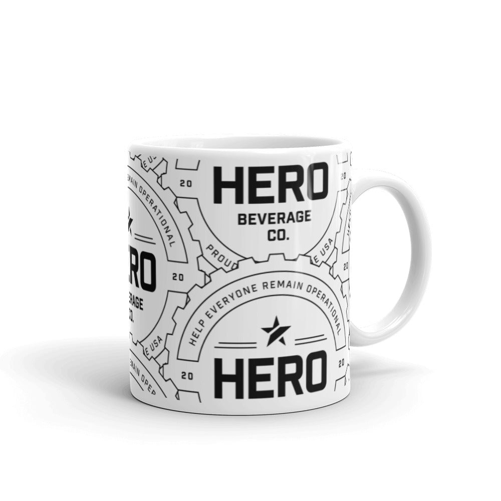 HERO ALL OVER MUG WHITE