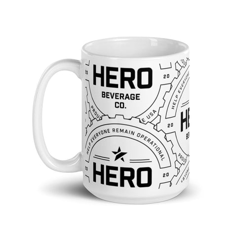 HERO ALL OVER MUG WHITE