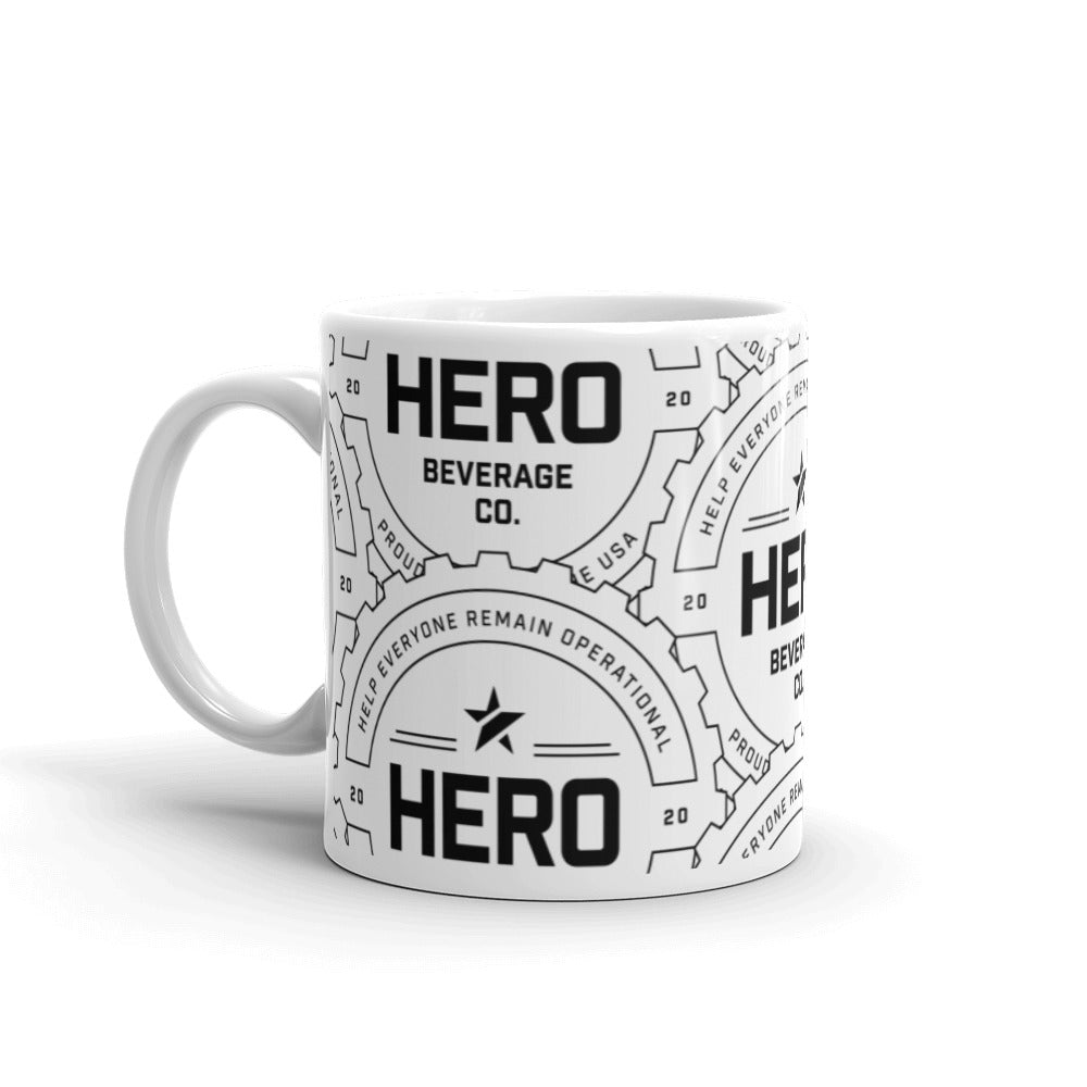 HERO ALL OVER MUG WHITE